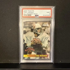 2005 Tinactin 20th Anniversary All-Madden Team Troy Aikman HOF