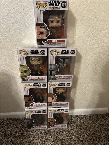 funko pop lot Star Wars The Mandalorian