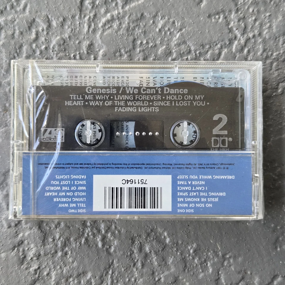 Genesis - We Can't Dance Cassette Tape (1991) NEW SEALED Phil Collins - Image 2 of 4