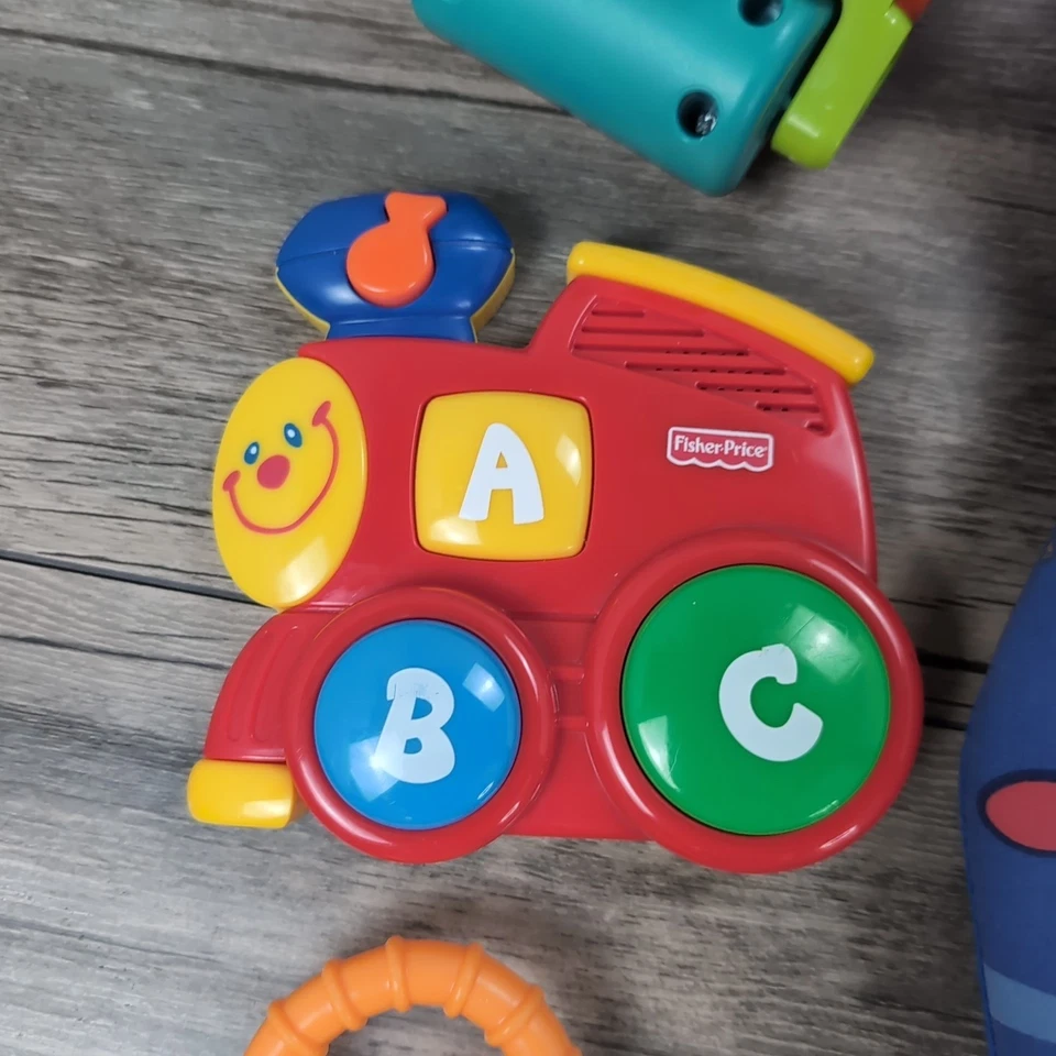 VTG Baby Toy Lot 10 Fisher Price Playskool The First Years Tested Working!  - Image 3 of 4