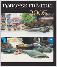 Faroe Islands Denmark Official Mint Year Set MNH Folder 2005