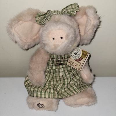 Vtg NEW Petunia Steadsbeary Homestead Pig Boyd Bear Longaberger Plush RARE TJs