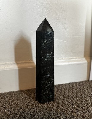 Black Obsidian Tower 7 1/2 Inch