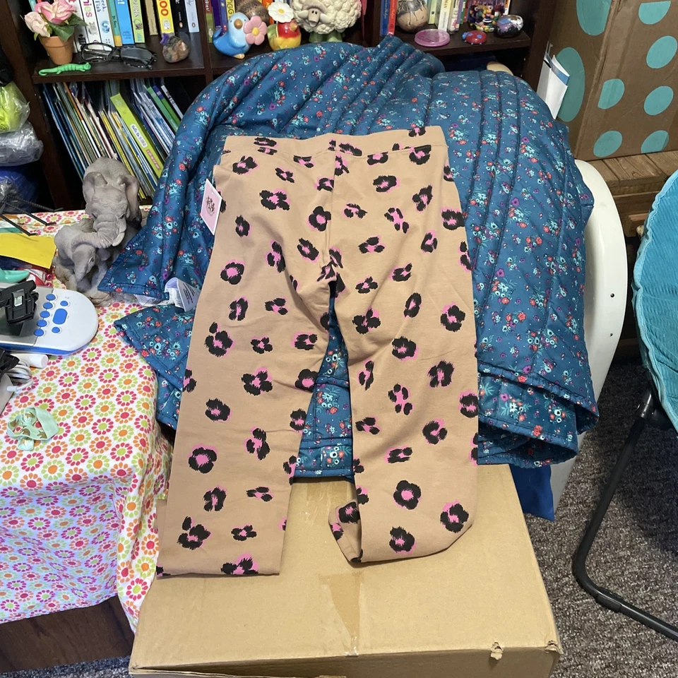 Leggings Juicy Couture para niñas, longitud completa, estampado animal Mimi - talla L Foto 4 de 4