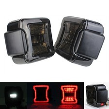Smoked Pair Led Tail Lights Assembly Lamps For Jeep Wrangler Jl 2018 2019-2023