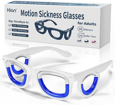 Adult Anti- Motion Sickness Smart Glasses, Ultra-Light Portable Nausea Relief Li