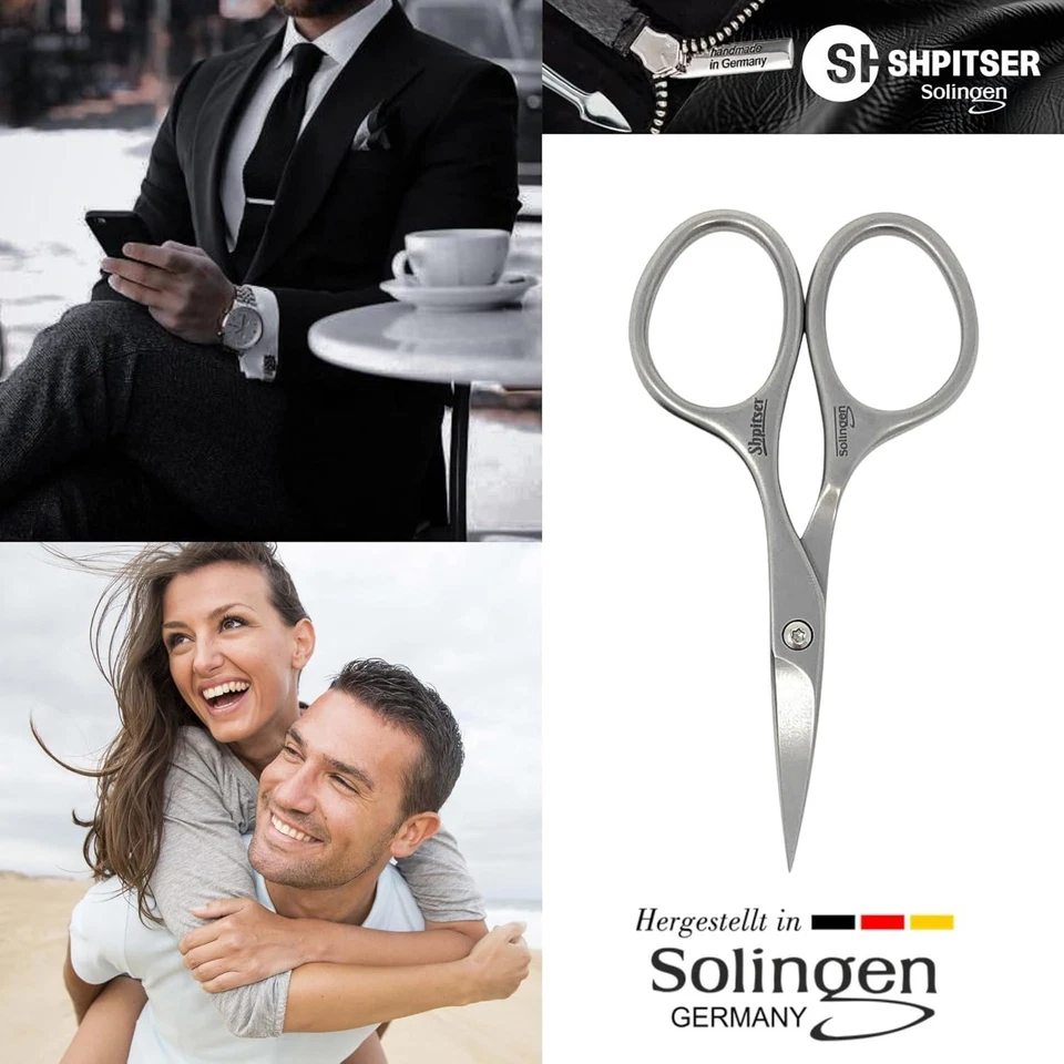 Shpitser Stainless Manicure and Pedicure Nail Scissors Made in Solingen Germany - Image 4 of 4