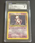 2000 Pokemon Base Set Mewtwo Holo 10/102 NM CGC 7 💎