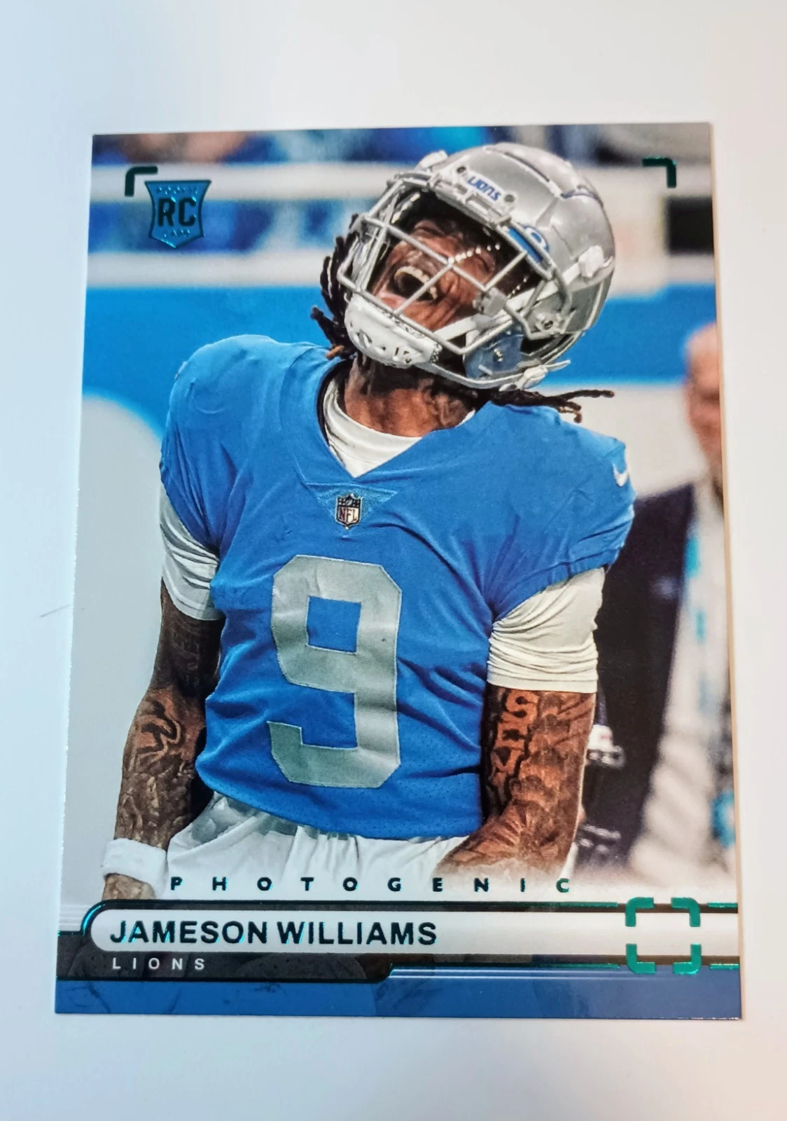Jameson Williams Panini Chronicles Photogenic #PH45 Teal