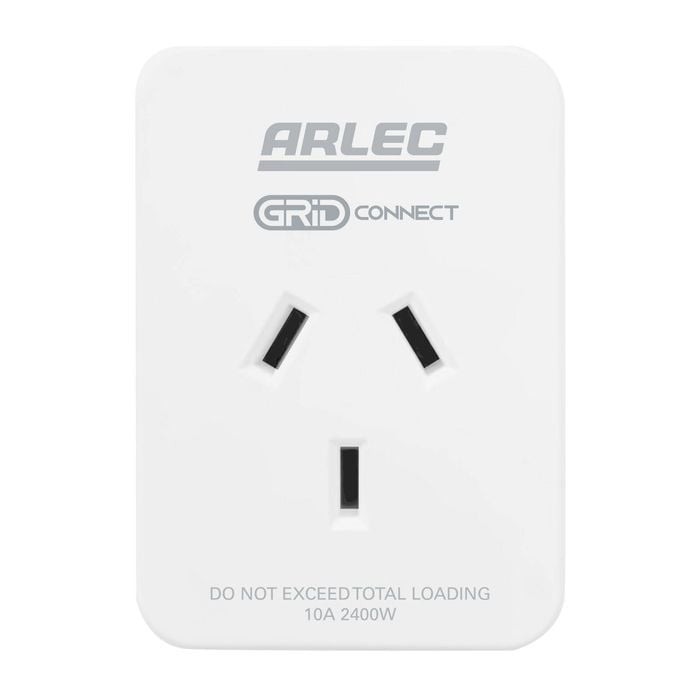 Arlec White Grid Connect Smart Plug in Socket with Energy Meter - Single Pack — image 2