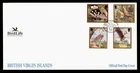 DR WHO 2002 BRITISH VIRGIN ISLANDS FDC BIRD LIFE DUCK COMBO M72562