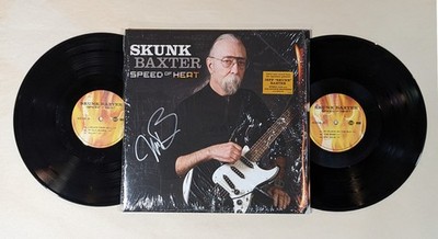 JEFF SKUNK BAXTER signed RECORD LP Speed of Heat DOOBIE STEELY autograph COA