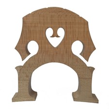 Pre-fitted with a generic cut 1/2 Size French style Cello Bridge Maple Wood