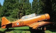 North American T-6-H T6 Harvard Mk4M CCF Italian Desktop Wood Model Large 1/32
