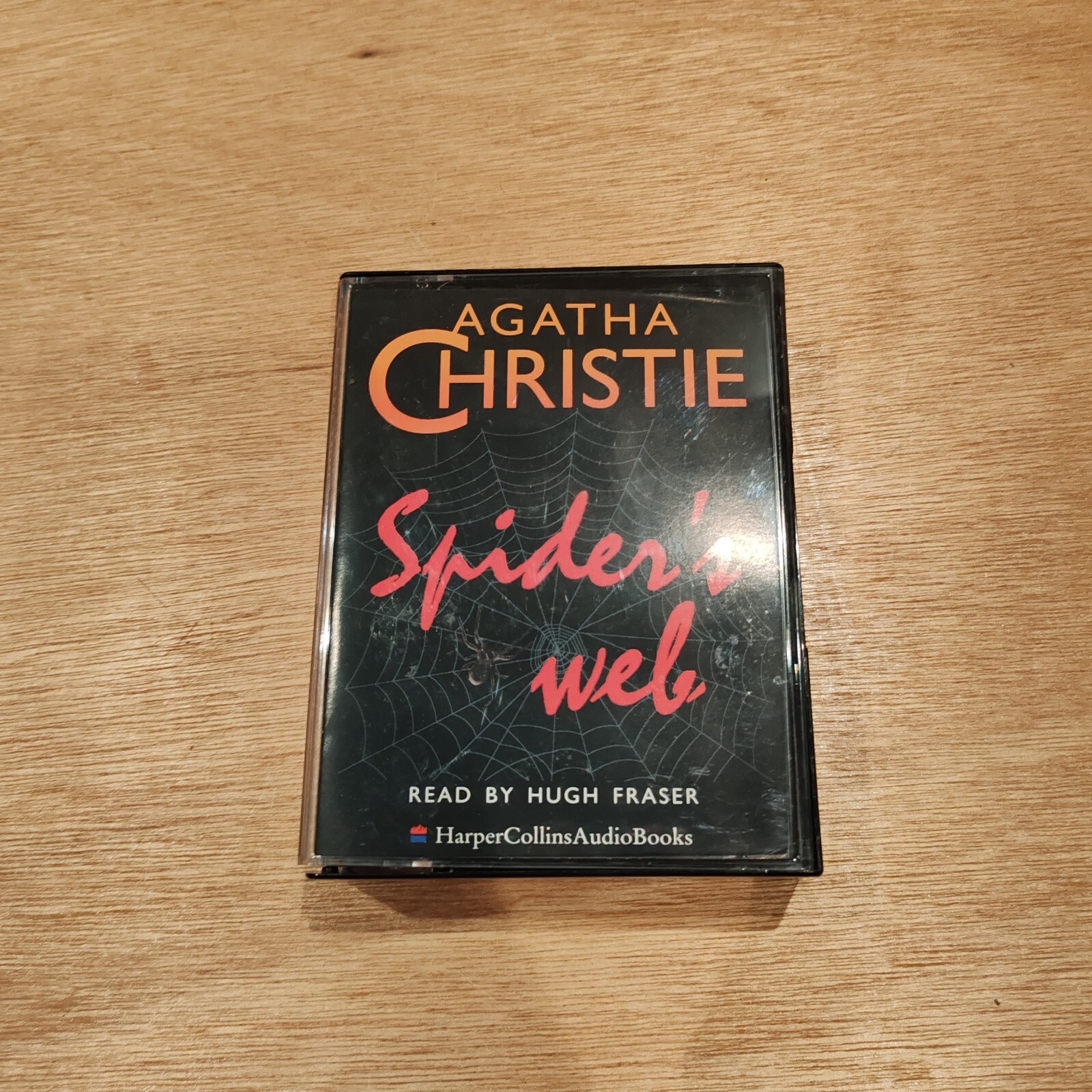AGATH CHRISTIE - SPIDER'S WEB  -   AUDIO BOOK - TALKING BOOKS  ( 4 CASSETTES )
