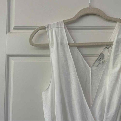NUEVO Vince Sin Mangas Envolvente Vestido Midi - Imagen 10 de 10