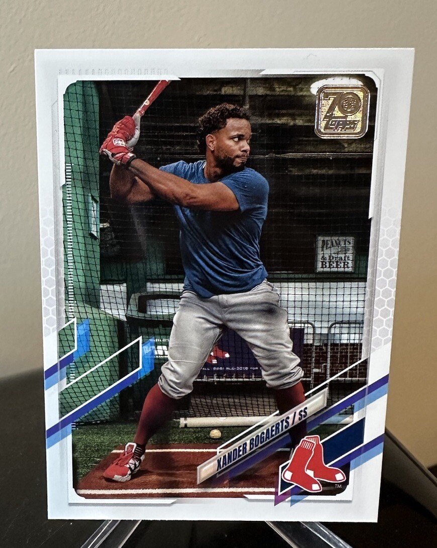 2021 Topps - SP Variation Batting Practice #476 Xander Bogaerts