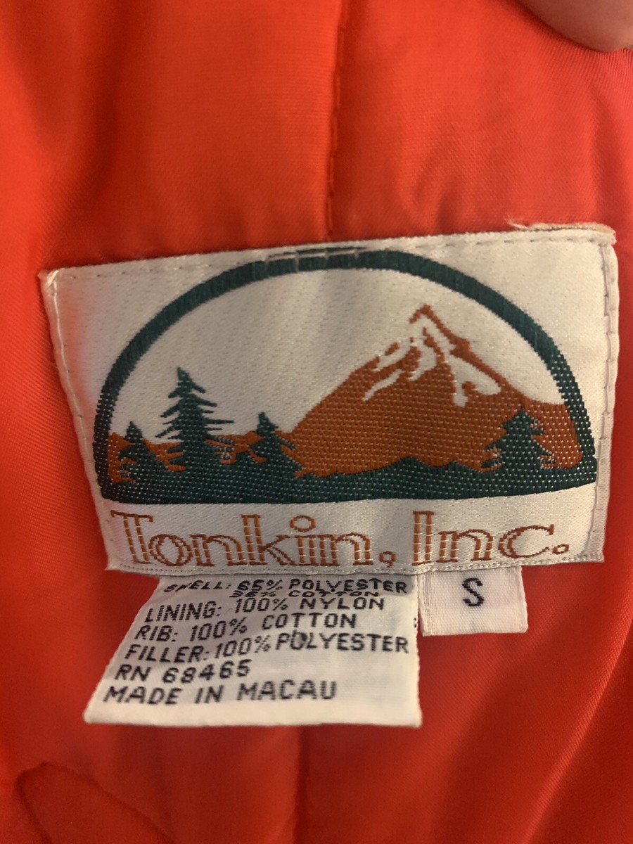 Men's VTG Peterbilt Trucking Black/Red lined snap jacket -S