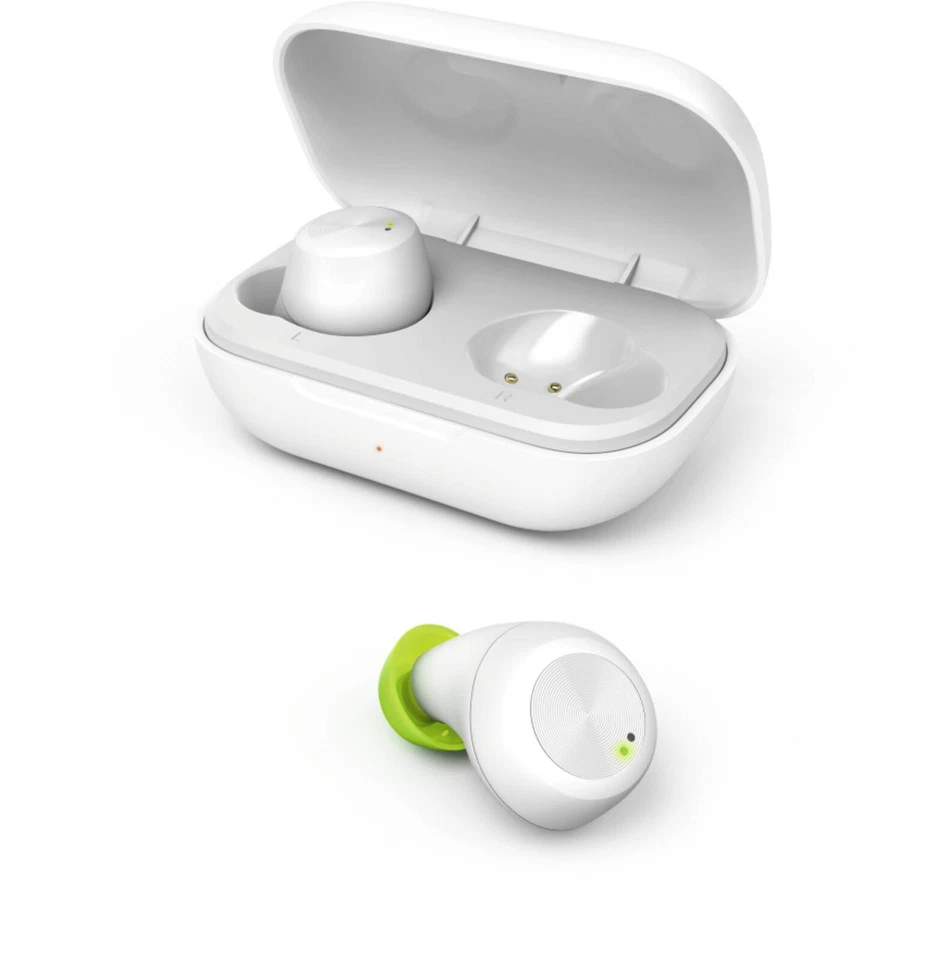 Hama 184126 TWS BT Kopfhörer Spirit Chop Hellgrau-Weiss