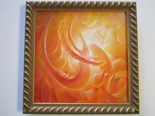 MICHAEL DIVINE PAINTING ORIGINAL ACRYLIC ABSTRACT SURREAL PSYCHEDELIC MODERNIST 