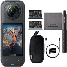 Insta360 X5 Waterproof 8K 360 Video 72MP Photo Action Camera + Extra Battery