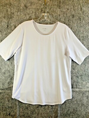 Elizabeth & Clarke Women s Size M Elbow-Sleeve Knit Top