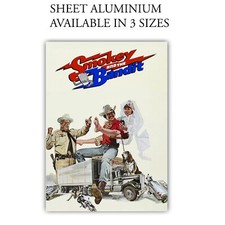 Aluminium Sign / Plaque Featuring Classic Movie Smokey and the Bandit Artwork
