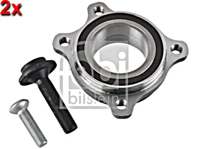FEBI 2x Rear Wheel Bearing Kit Front Left Right For AUDI A4 VW 15-23 4M0498625A