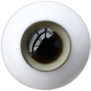 PF Hand Made 6-24mm Gray Glass Eyeball BJD Doll Dollfie Reborn Making Crafts
