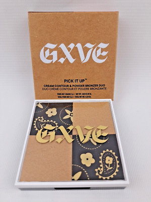 GXVE Pick It Up Cream Contour Powder Bronzer Super Hot Full Size .20 oz