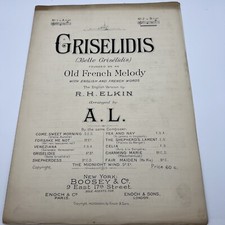Griselidis Belle Griselidis R H Elkin Pub 1898 Boo set Co. Eng/French B1103