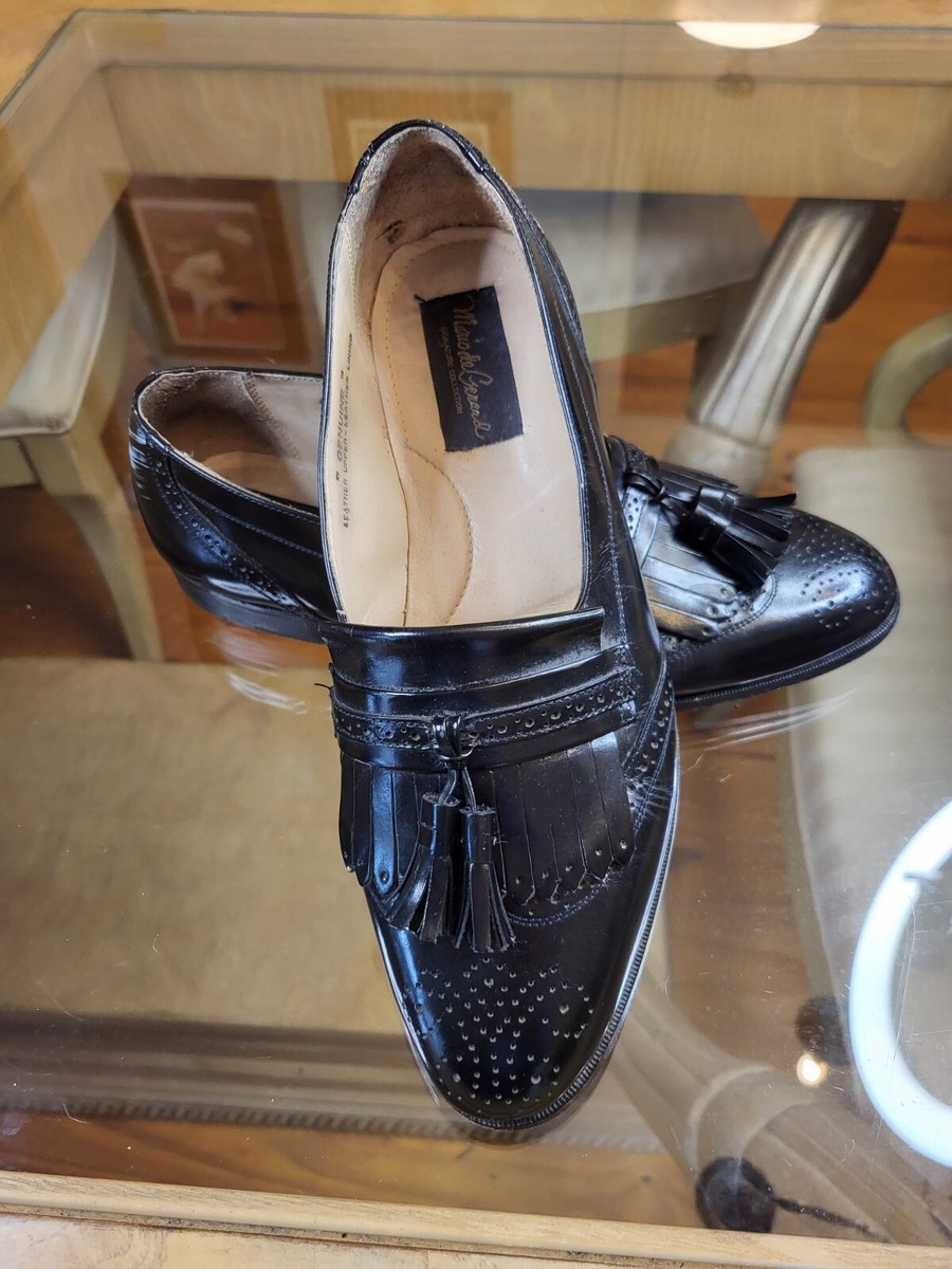 Mario DeGerard Classic Brown Leather Tassel Loafers Mario de Gerard | Shoes | Mario De Gerard Mens Leather  main image 2