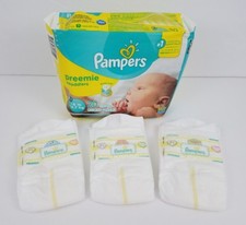3 Preemie PAMPERS DIAPER Under 6 lbs Reborn Doll Ooak Baby