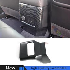 Panel protector de toma de aire trasero de fibra de carbono para Mitsubishi Triton L200 1X