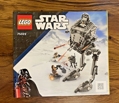 Lego Star Wars Hoth AT-ST 75322 - Instruction Manual Only | eBay
