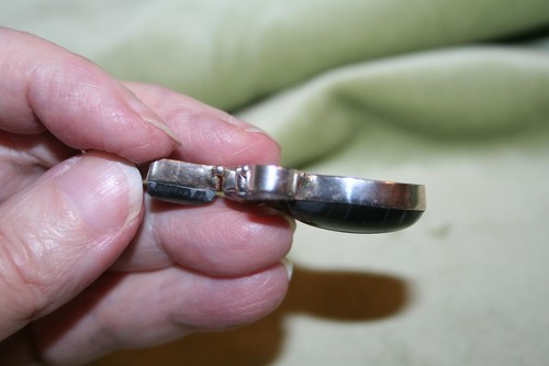 Beautiful Modern Mixed Stone Sterling Silver Pendant (314) - Picture 8 of 8