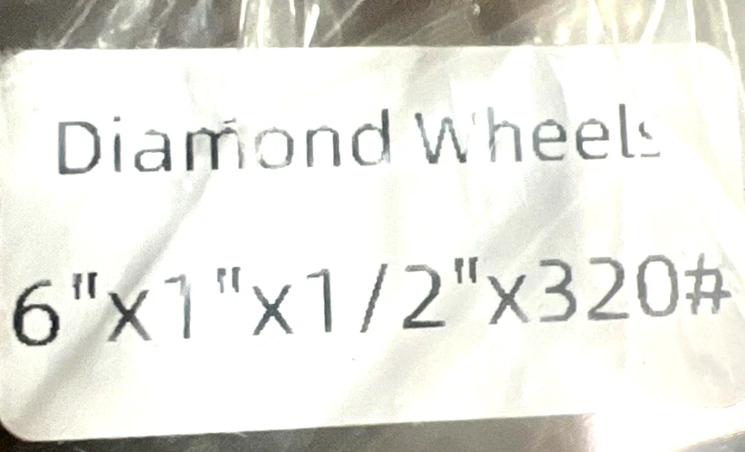 Roda lapidária diamante 6"x1"x1/2"x320# - Imagem 2 de 4