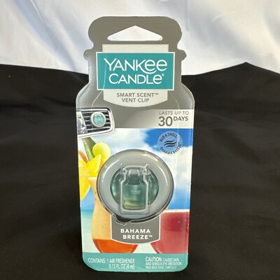 Yankee Candle Smart Scent Vent Clip Car Home AC Air Freshener