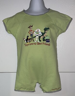 Green DISNEY Resort Toy Story Infant Romper Size Months