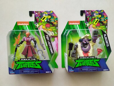 *NEW* Rise of the Teenage Mutant Ninja Turtles Albearto and Foot Lieutenant MOC
