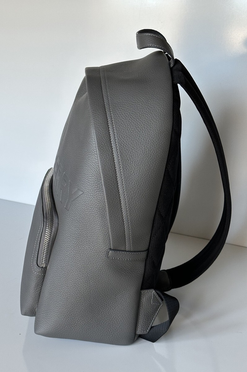 NWT Burberry Abbeydale Leather Logo Backpack Charcoal Grey Burberry | Bags | Nwt Burberry Abbeydale Leather Logo  main image 2