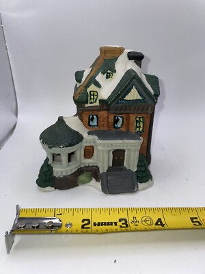 Brick House And Gazebo Building Christmas Village Holiday | eBay