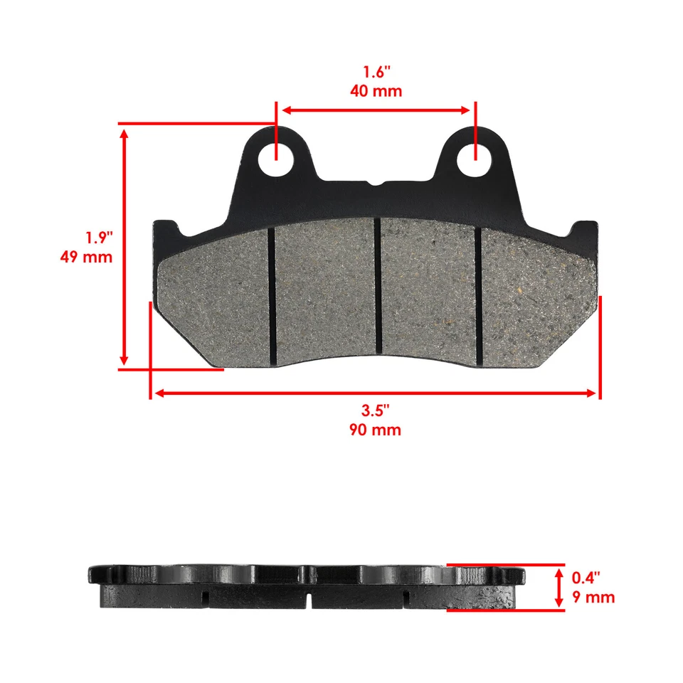Brake Pads for Honda VT700C Vt 700 C Shadow Front Brakes 1986-1987 Foto 2 de 4