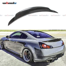 Carbon Fiber Duckbill Rear Trunk Spoiler For 08-15 Infiniti G37 Q60 2 Door Coupe