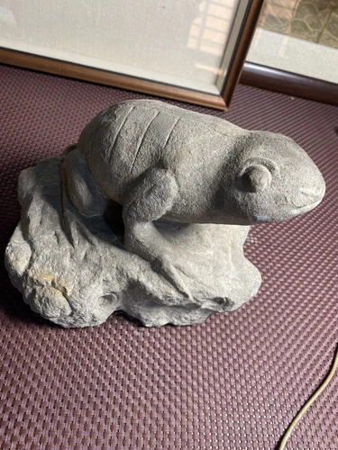 15th-Century Chinese Stone Frog: A Rare and Priceless Cultural Treasure - Picture 2 of 6