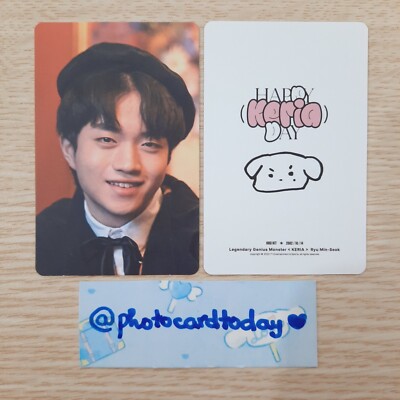 T1 MEMBERSHIP HAPPY KERIA BIRTHDAY 2023 OFFICIAL PHOTOCARD RYU MIN