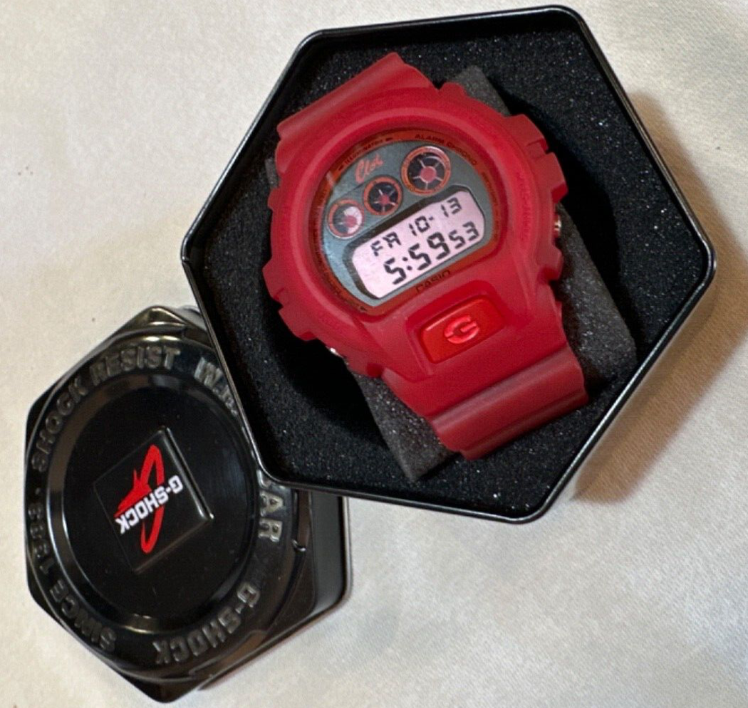 Casio G-Shock x Clot Red Jelly dw-6900 Limited Edition Watch Casio G-Shock x Clot Red Jelly dw-6900 Limited Edition Watch