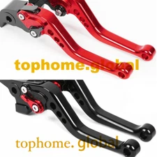 For Suzuki GSXR600/750/1000/1100 SV650/S Short Clutch Brake Levers CNC US BK/RD