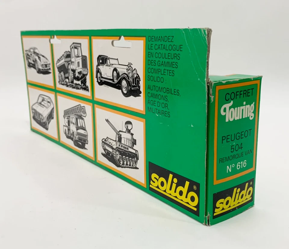 Coche modelo diecast Solido Break Peugeot 504 con portacaballos #616 1/43 23917 Foto 3 de 4