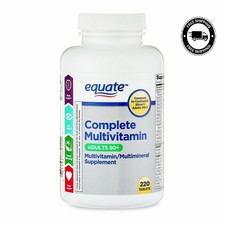 Equate Complete Multivitamin Tablets for Adults Aged 50+ 220 Count